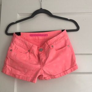 Pink shorts